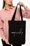 Zoozie Bags 1508 Bolso Tote de Algodón Negro 35 x 40 x 8 cm